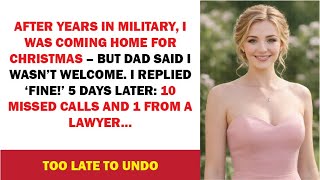 I Was Coming Home For Christmas After Years Of Military Service - But Just Days Before My DAD Sent.