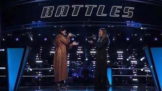 maelyn jarmon and savannah brister | when we were young by adele | the voice battle rounds