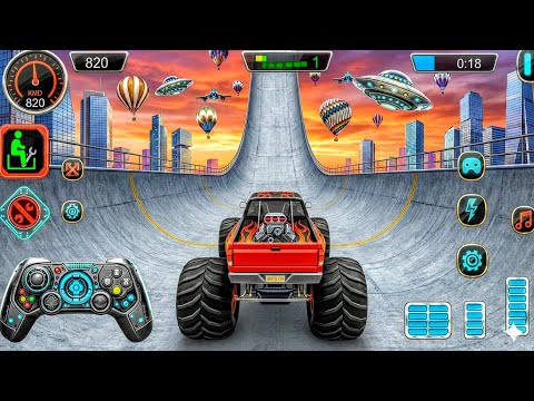 CRAZIEST MEGA RAMP Stunts! 🤯 Monster Truck Extreme Android Gameplay