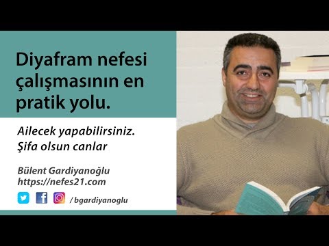 Diyafram Nefes Çalışması. Kolay ve pratik teknikler ile ailecek uygulayabilirsiniz.