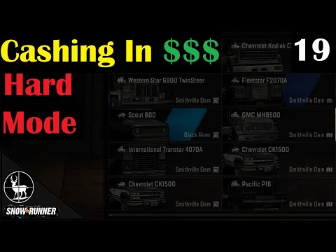 Which Trucks To Sell Early On ⚠️ SnowRunner Hard Mode ⚠️ Speed Up Progression