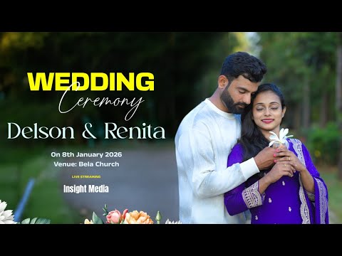 Wedding Ceremony of Delson & Renita | Watch Live | Insight Media
