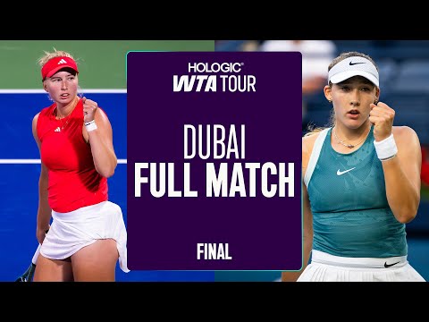 Clara Tauson vs Mirra Andreeva 2025 Dubai Final 🏆 | WTA Full Match
