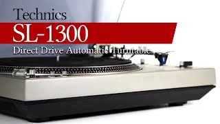 Video thumbnail for Technics SL-1300 Direct Drive Turntable by Davi Jones