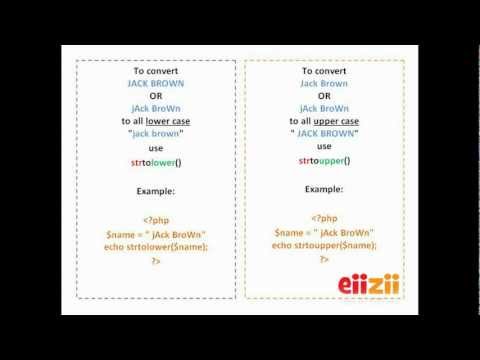 Php String Case Conversion Upper Lower Case Capitalization