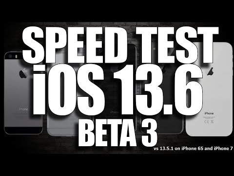 iOS 13 Speed Test iOS 13.6 Beta 3 vs iOS 13.5.1 (iOS 13.6 Public Beta 3)