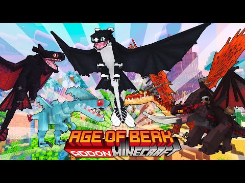 AGE OF BERK UPDATED!!! (2.0.1) - NEW RARE DRAGONS! | MINECRAFT TUTORIAL 1.21.111