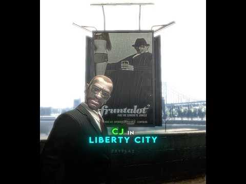 CJ Spotted in Liberty City...🥶 #gta #grandtheftauto #cj #libertycity #shorts