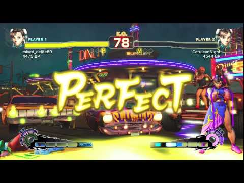 Super Street Fighter IV (PS3) -- Ranked Match - Chun-Li versus Chun-Li 2