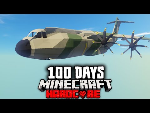 Red Knight's Epic 100-Day Plane Survival in Zombie Minecraft!