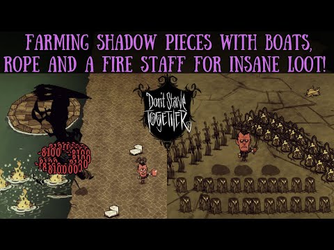 [OUTDATED] Insta-Killing/Farming The Shadow Pieces With Boats - Don't Starve Together Guide