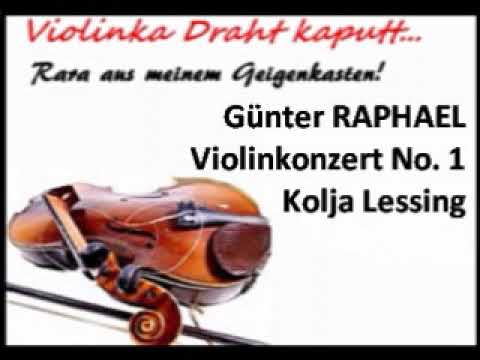 Günter Raphael Violinkonzert No. 1