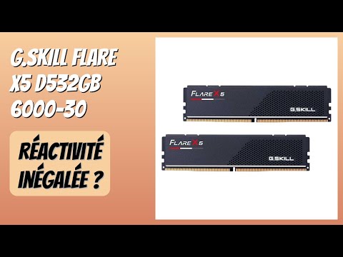 AVIS (2026): G.SKILL Flare X5 D532GB 6000-30. DÉTAILS