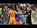 Fight Scene in ARG Vs NED World Cup Match and Red Card to Denzel Dumfries
