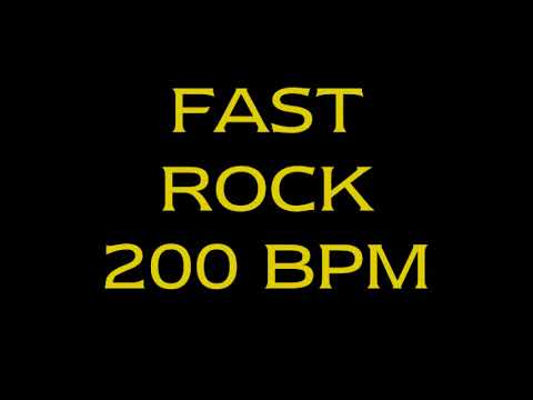 Drum Loops for Practice fast rock 200 bpm