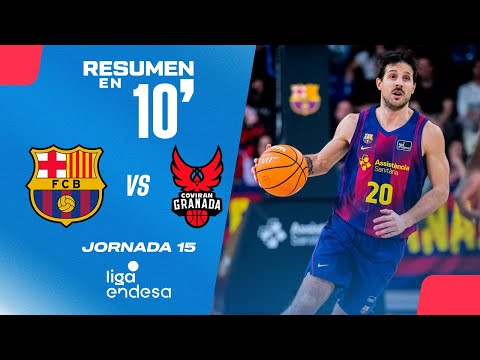 🏀Resumen en 10': Barcelona vs Coviran Granada - Jornada 15 Liga Endesa 2025-26