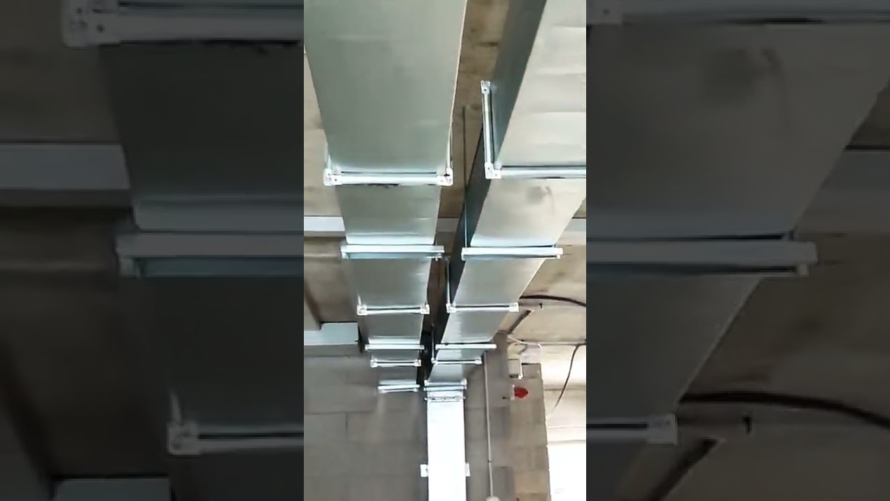 Instalaciones conductos ventilación vestíbulos previos. #conductos #ventilacion #hvac #fabricantes