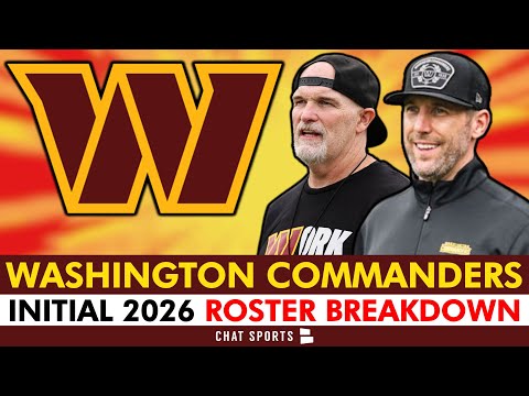 Commanders Initial 2026 Roster Breakdown: Free Agents, Players Under Contract & Team Needs