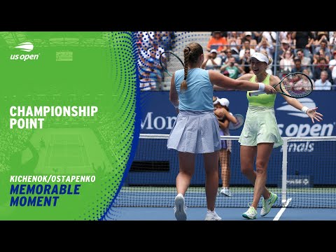 Championship Point | Ostapenko & Kichenok Win Women's Doubles Title | 2024 US Open