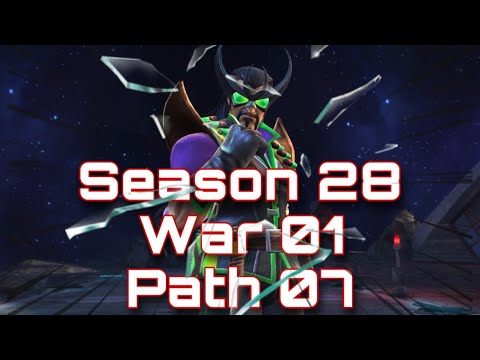 Season 28 Alliance War 01 - Diablo, Doom and Torch - Path 07 - marvel contest of champions