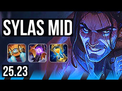 SYLAS vs AKALI (MID) | 7 solo kills, Legendary, 14/3/11, 43k DMG | EUW Master | 25.23