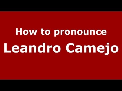 How to pronounce Leandro Camejo (Spanish/Argentina)  - PronounceNames.com