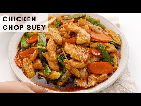 Chicken Chop Suey | Chicken and vegetables stir fry recipe