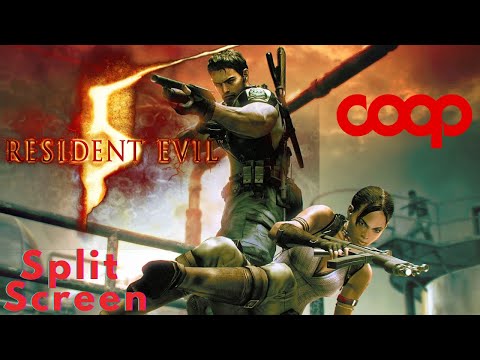 Resident Evil 5 Co-Op Split-screen | 👻4K 60ᶠᵖˢ UHD 👻 | Playthrough Full Game | Survival Horror