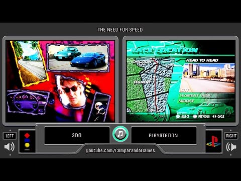The Need for Speed (3DO vs Playstation) Side by Side Comparison