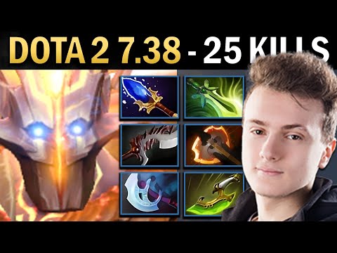 Juggernaut Gameplay Miracle with 25 Kills and Abyssal - Dota 2 7.38