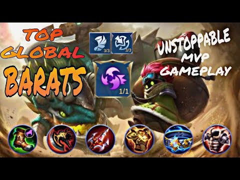 Savage Barats /Barats best Build/Barats top 1 global jungler