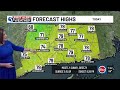FORECAST Rain Moves Out Sunshine Moves In