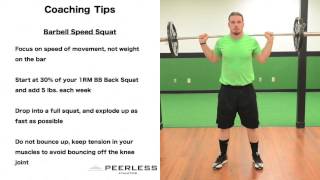 93. Barbell Speed Squat