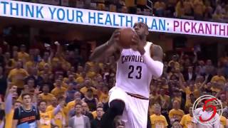 LeBron James Top 10 Dunks 2016 Playoffs