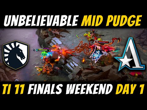 Unbelievable Aster.Ori Mid Pudge - TI 11 Aster Vs Liquid - Finals Weekend - Day 1 | Pudge Official