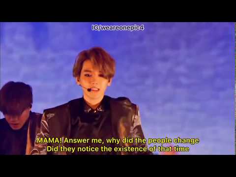 EXO "MAMA" / ENG SUB - Live