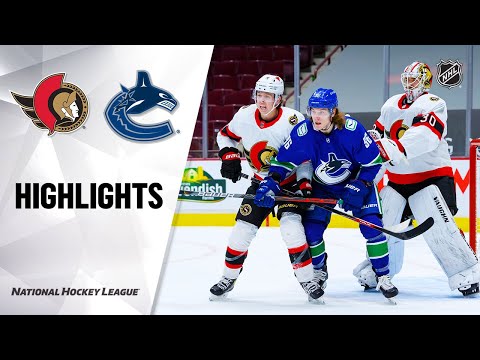 Senators @ Canucks 1/28/21 | NHL Highlights