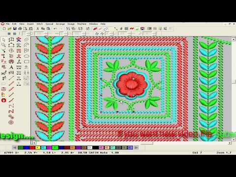 Embroidery designing tutorial on Wilcom software || embroidery design || hand embroidery.(pat-79)