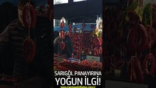 Sarıgöl panayırına vatandaşlardan yoğun katılım!