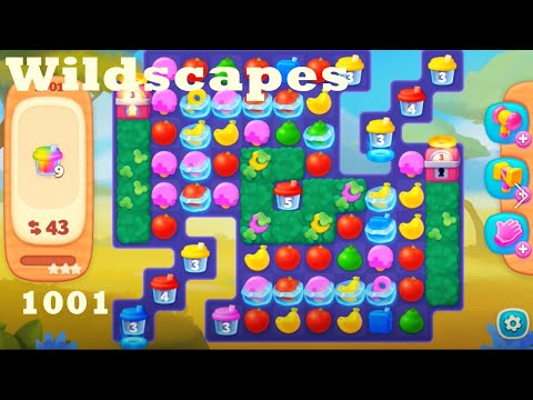Wildscapes Level 1001  HD Walkthrough | Gameplay | 3 - match game | ios | android | pc | app