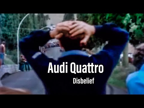 Audi Quattro brutal power - hands on head in disbelief. Follow up video in description