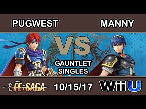 2GGC: FE Saga - Pugwest (Roy) Vs. Noble | Manny (Marth) - Gauntlet