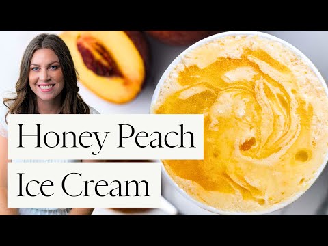 Delicious Honey Peach Ice Cream Recipe