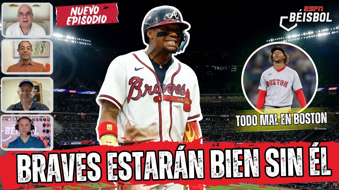 RONALD ACUÑA va a LISTA DE LESIONADOS, pero BRAVES tienen COLCHÓN para estar sin él | ESPN Beisbol