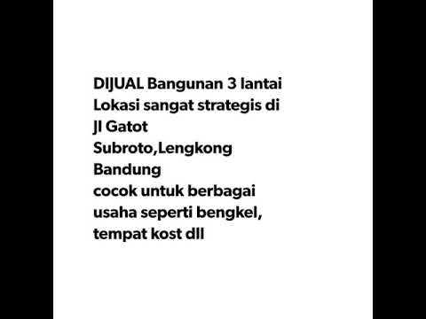 3 lantai lokasi sangat strategis di pinggir jalan besar