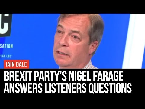 Iain Dale On Sunday: Interview With Nigel Farage - LBC
