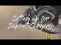 Setting up for implant procedure