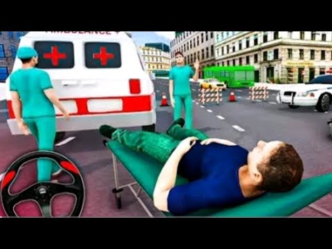 Emergency Ambulance Simulator 3D - City Ambulance Rescue Driving Game - Android Gameplay