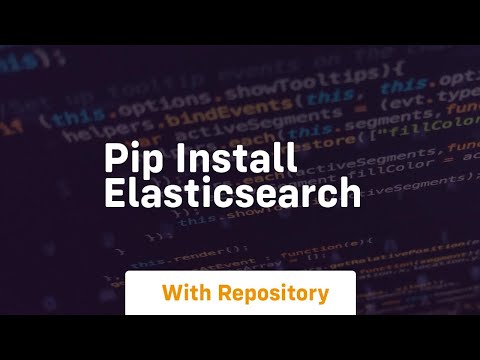 pip install elasticsearch
