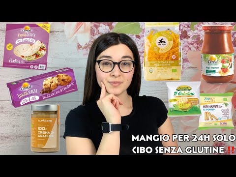 CHALLENGE MANGIO PER 24 ORE SOLO CIBO SENZA GLUTINE 😋| GA|